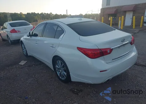 2014 Infiniti Q50 Premium из США, поврежденный, VIN JN1BV7AP1EM677592